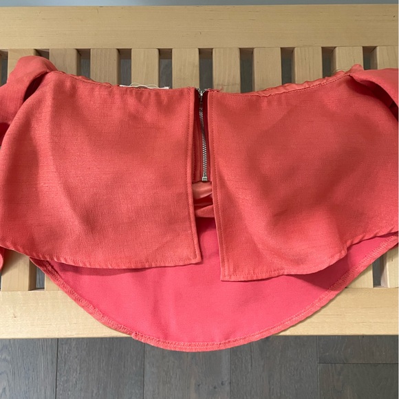 L’ATISTE Orange Strapless Top Short Set - Picture 4 of 8